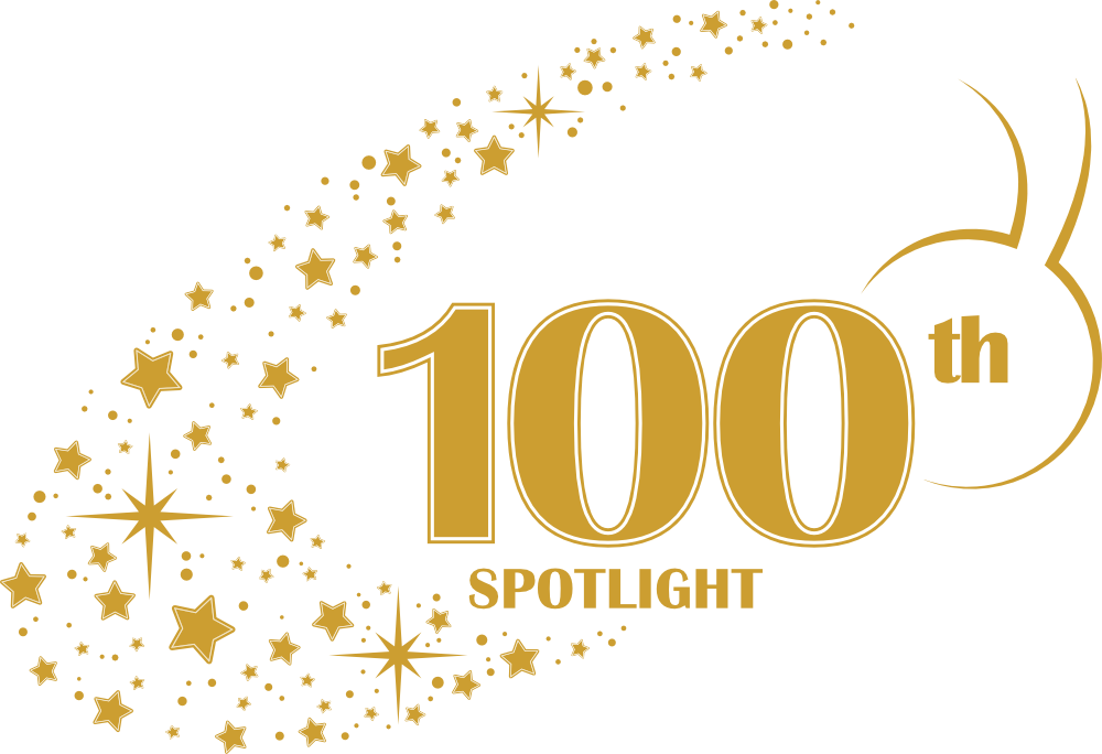 100th Spotlight Logo