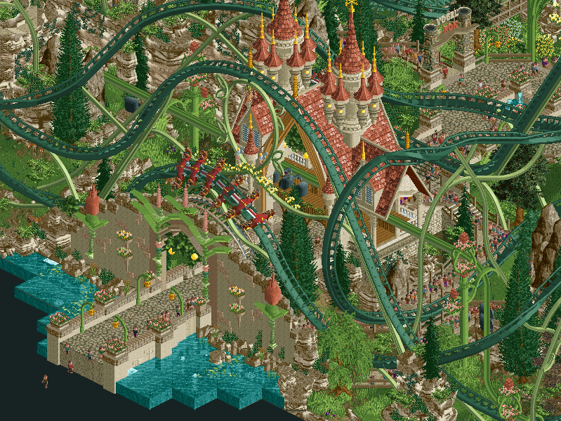 RollerCoaster Tycoon 3 is awesome! - Grunch